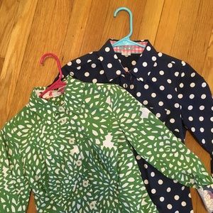 Donating Friday 2 Boden shirts with fabric accents